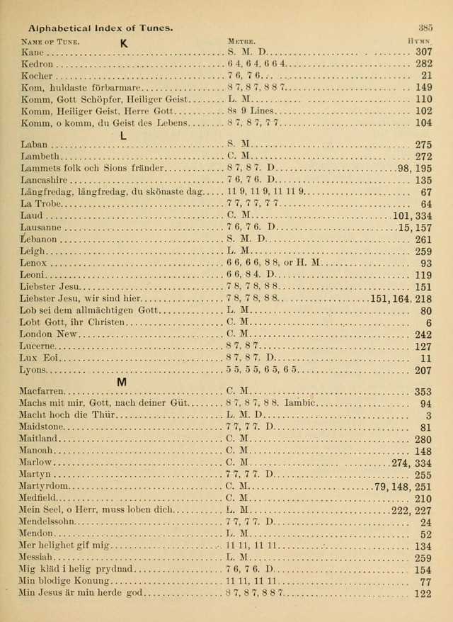 Hymnal and Order of Service: for churches and Sunday-schools page 385