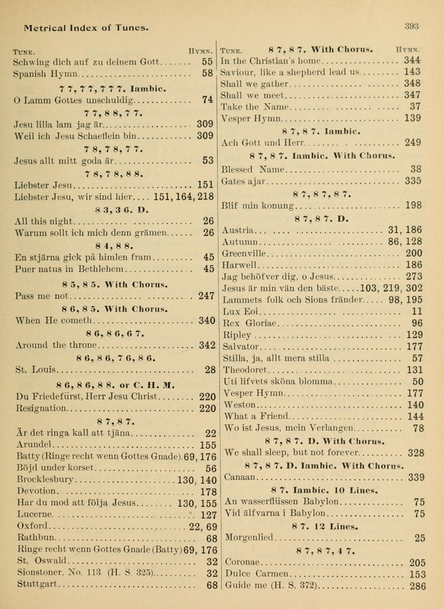 Hymnal and Order of Service: for churches and Sunday-schools page 393