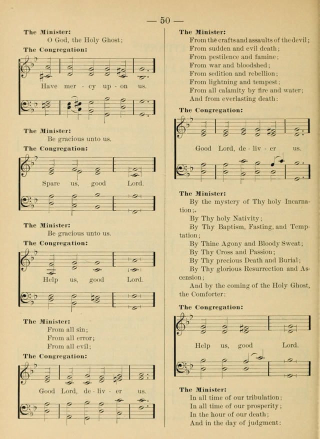 Hymnal and Order of Service: for churches and Sunday-schools page lvi