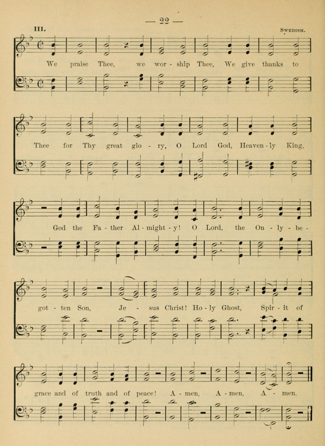 Hymnal and Order of Service: for churches and Sunday-schools page xxviii