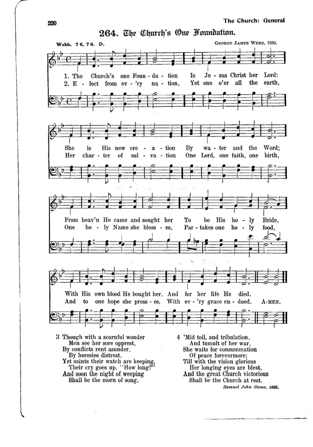 The Hymnal and Order of Service page 220