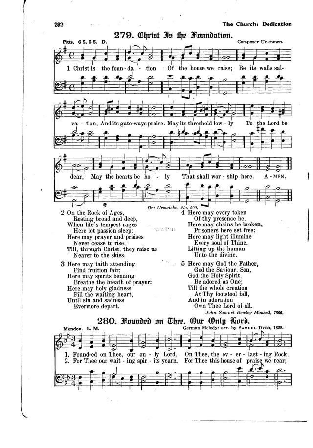 The Hymnal and Order of Service page 232