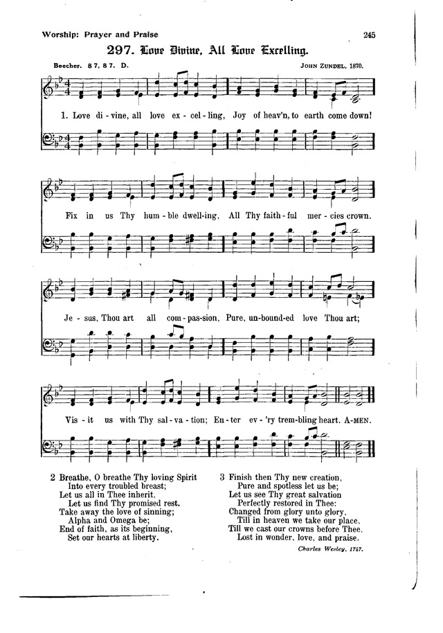 The Hymnal and Order of Service page 245