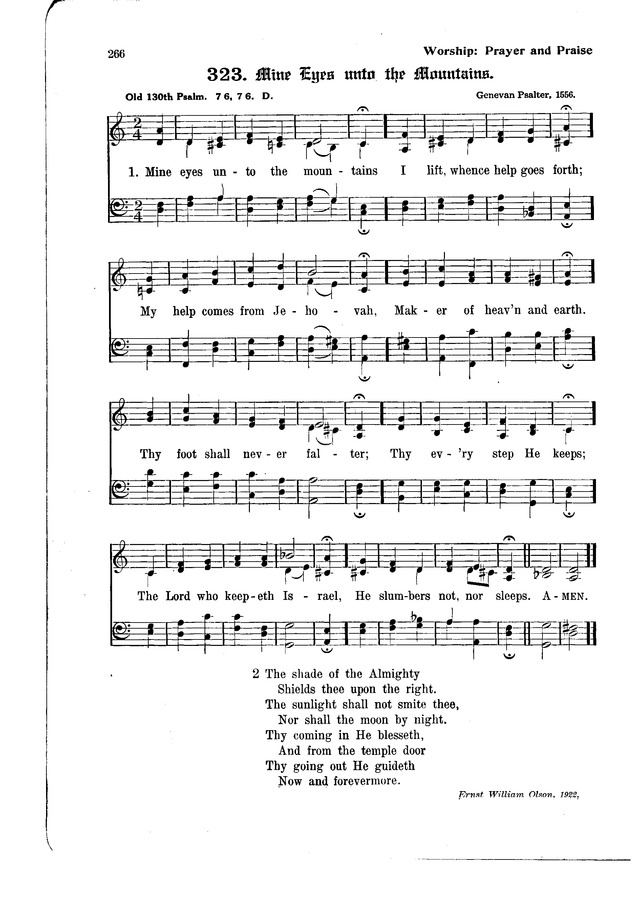 The Hymnal and Order of Service page 266