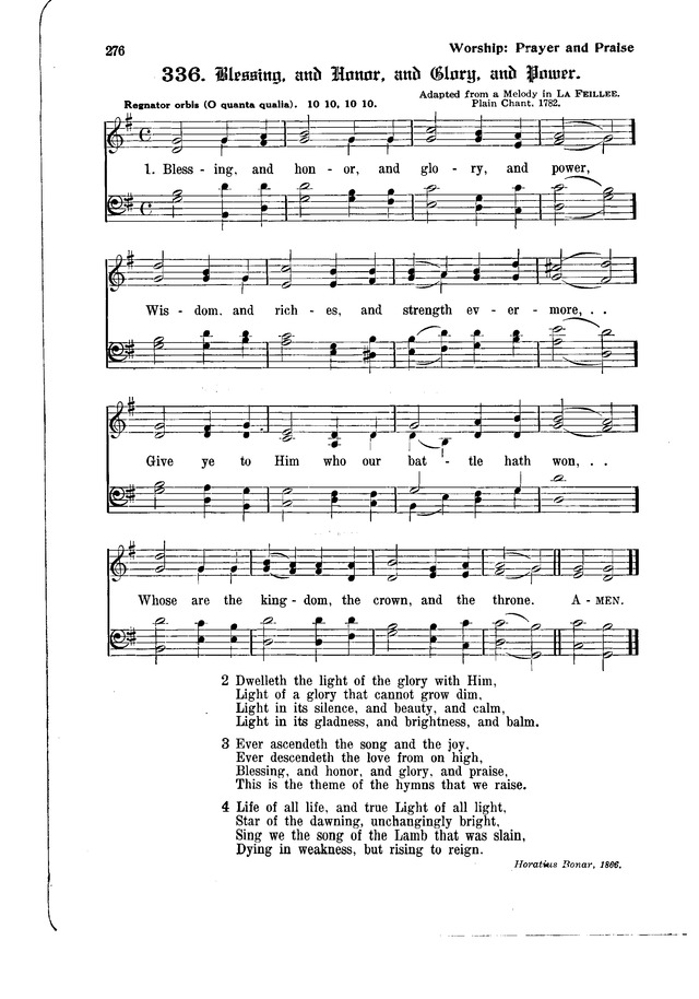 The Hymnal and Order of Service page 276