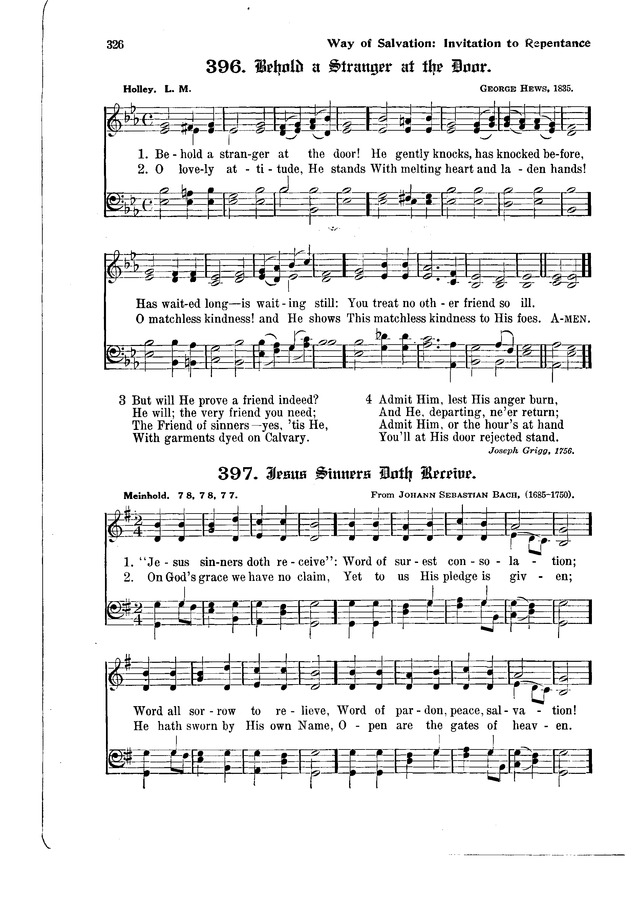 The Hymnal and Order of Service page 326