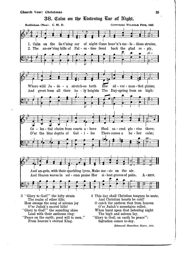 The Hymnal and Order of Service page 33