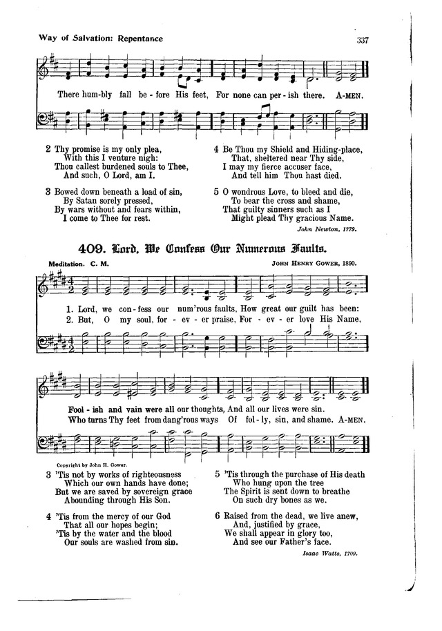 The Hymnal and Order of Service page 337