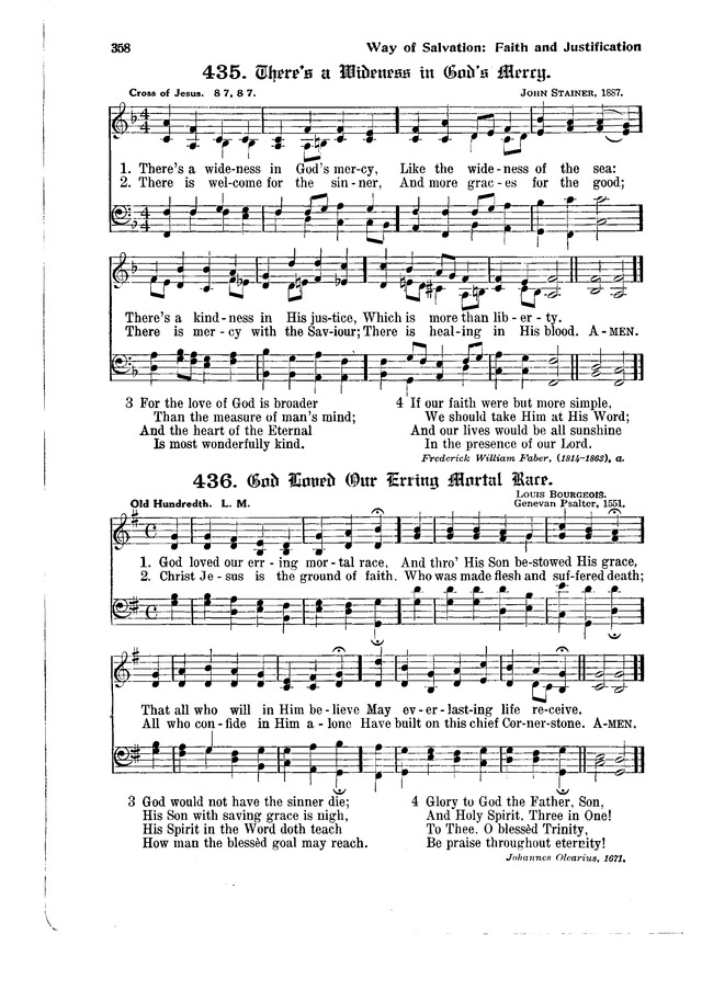 The Hymnal and Order of Service page 358