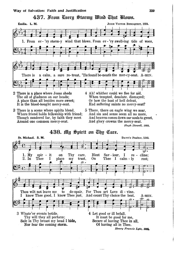 The Hymnal and Order of Service page 359