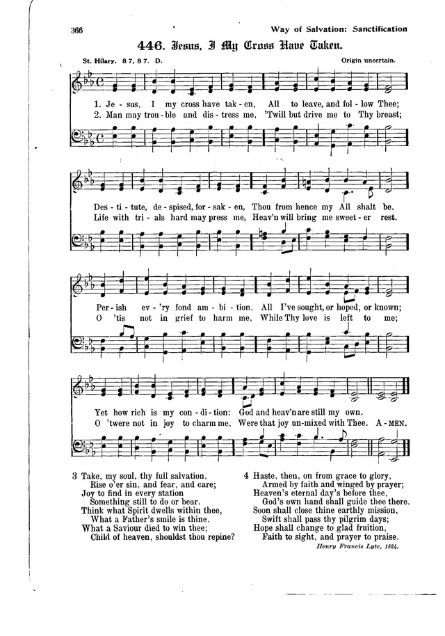 The Hymnal and Order of Service page 366