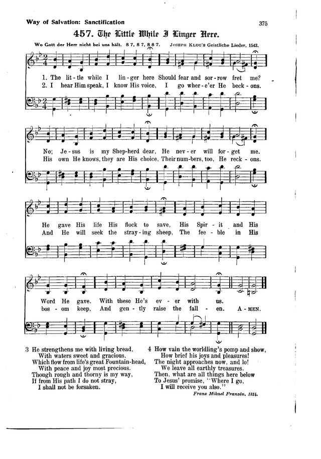 The Hymnal and Order of Service page 375