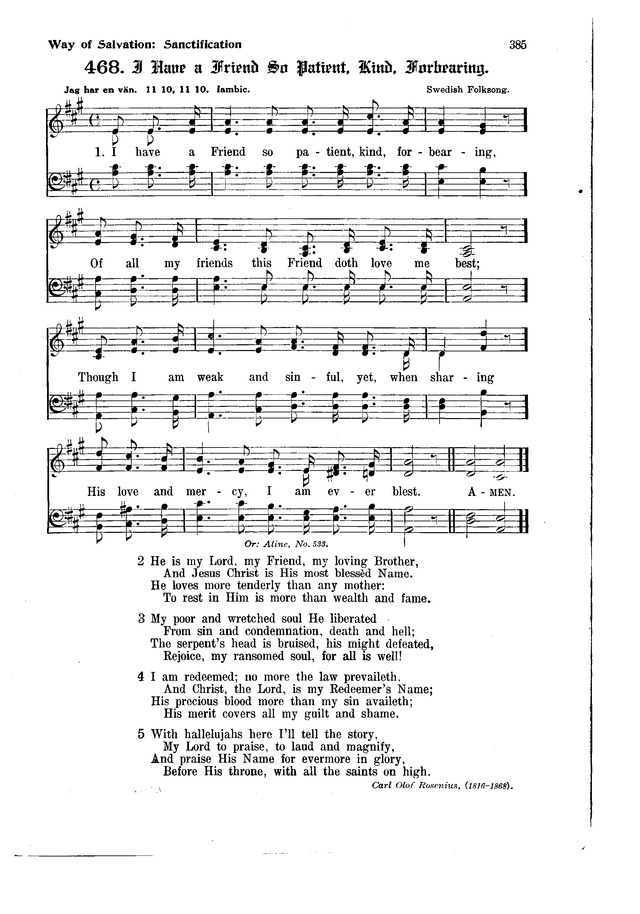 The Hymnal and Order of Service page 385