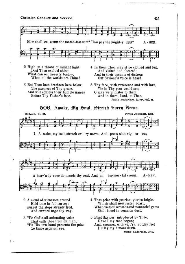 The Hymnal and Order of Service page 415