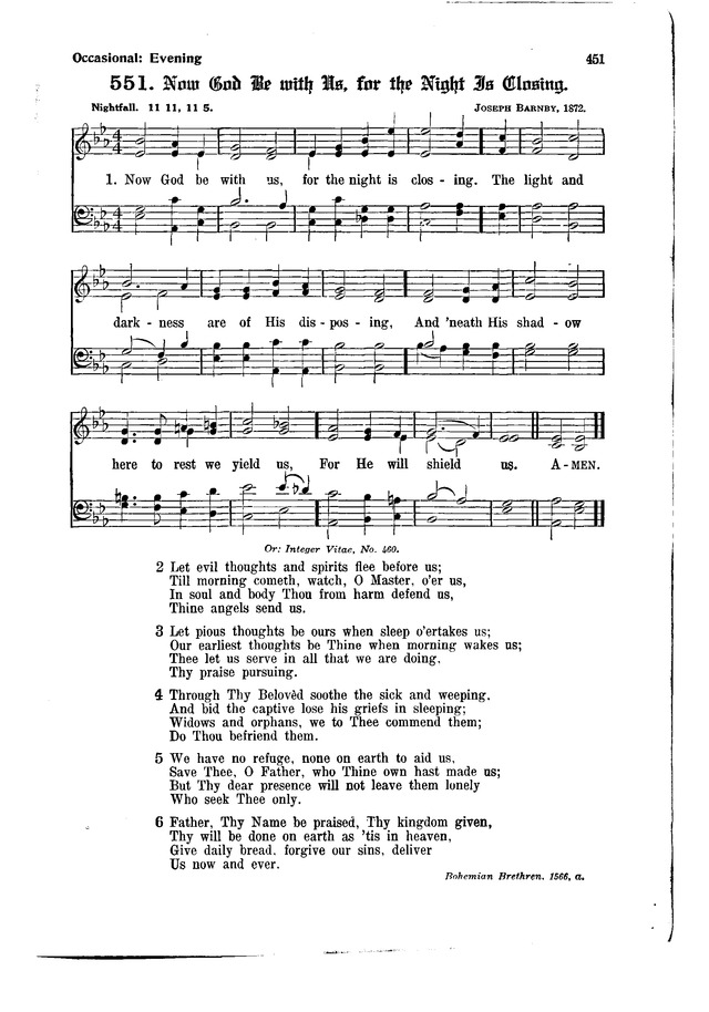 The Hymnal and Order of Service page 451