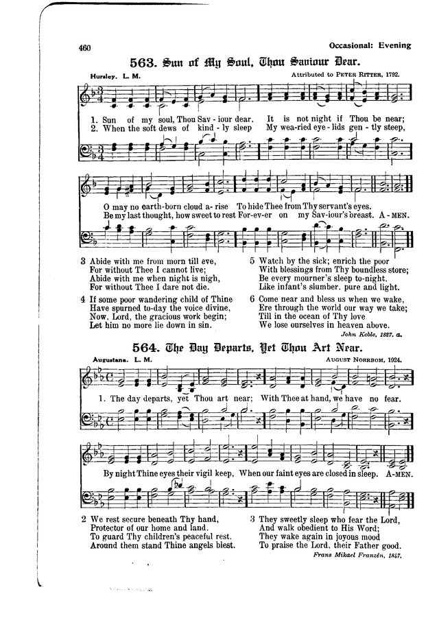 The Hymnal and Order of Service page 460