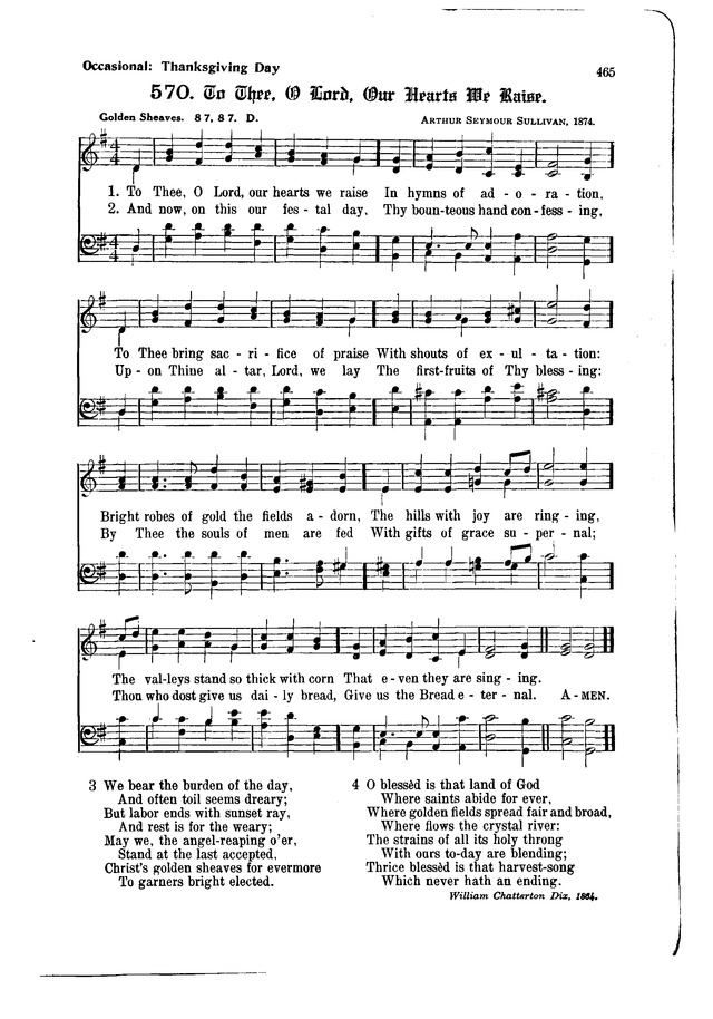 The Hymnal and Order of Service page 465