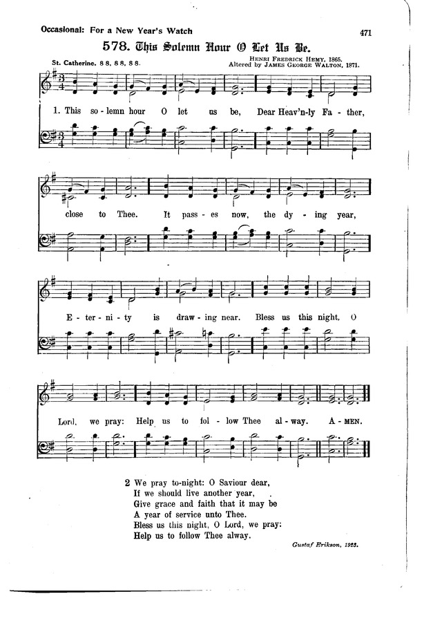 The Hymnal and Order of Service page 471