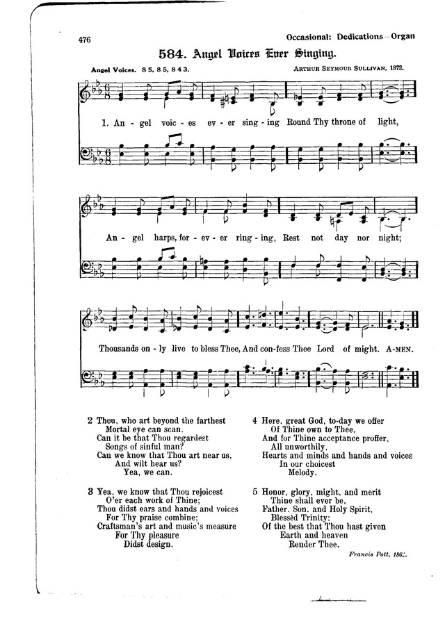 The Hymnal and Order of Service page 476