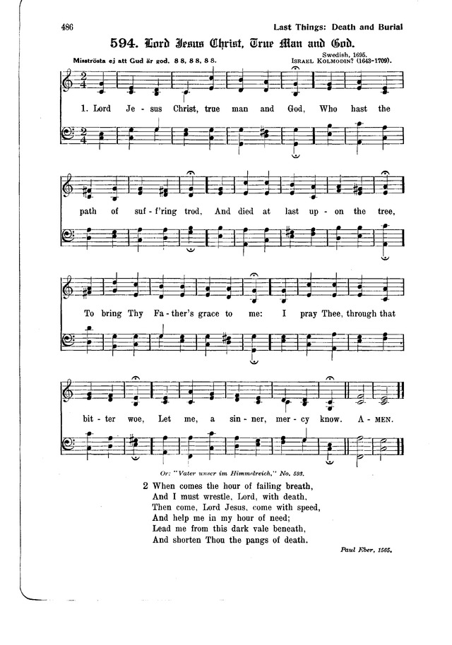 The Hymnal and Order of Service page 486