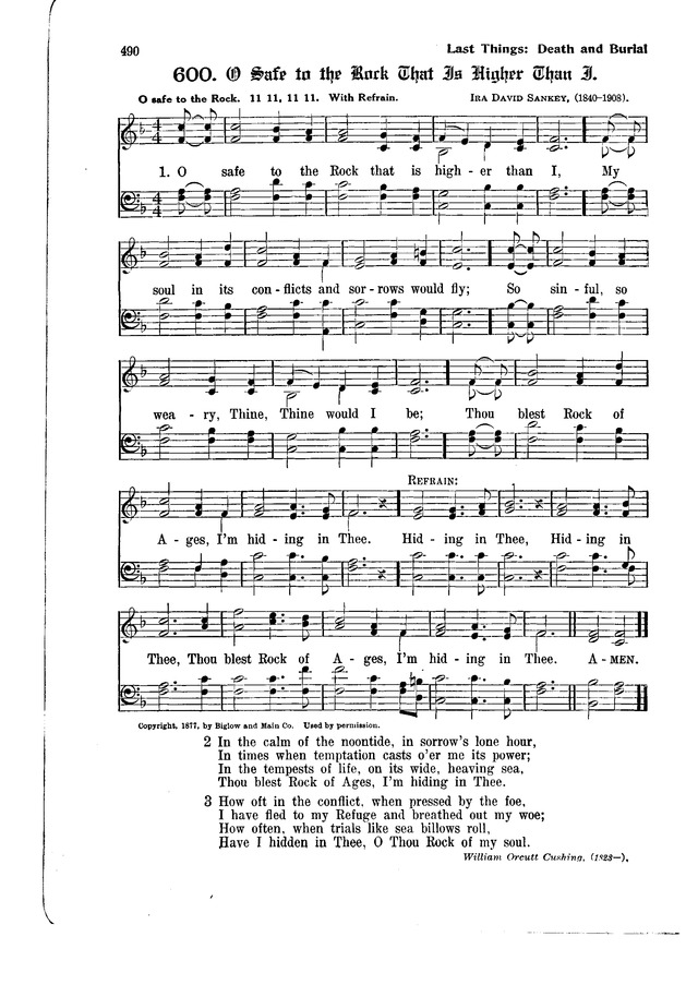 The Hymnal and Order of Service page 490