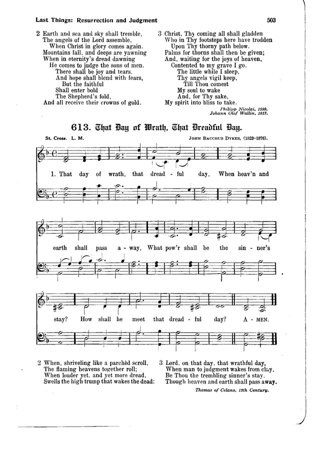 The Hymnal and Order of Service page 503