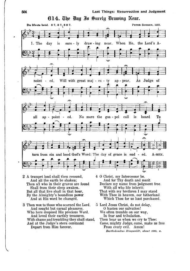 The Hymnal and Order of Service page 504