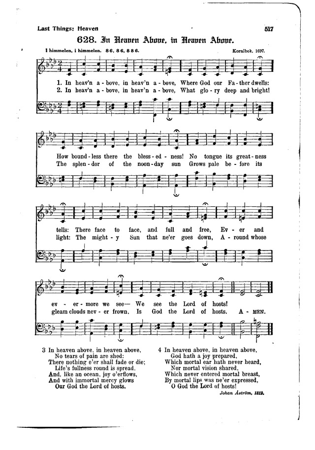 The Hymnal and Order of Service page 517