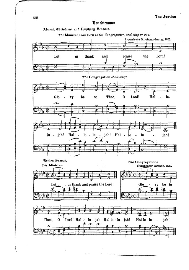 The Hymnal and Order of Service page 578