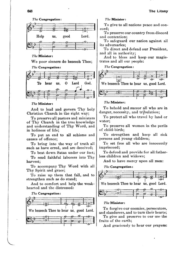 The Hymnal and Order of Service page 648