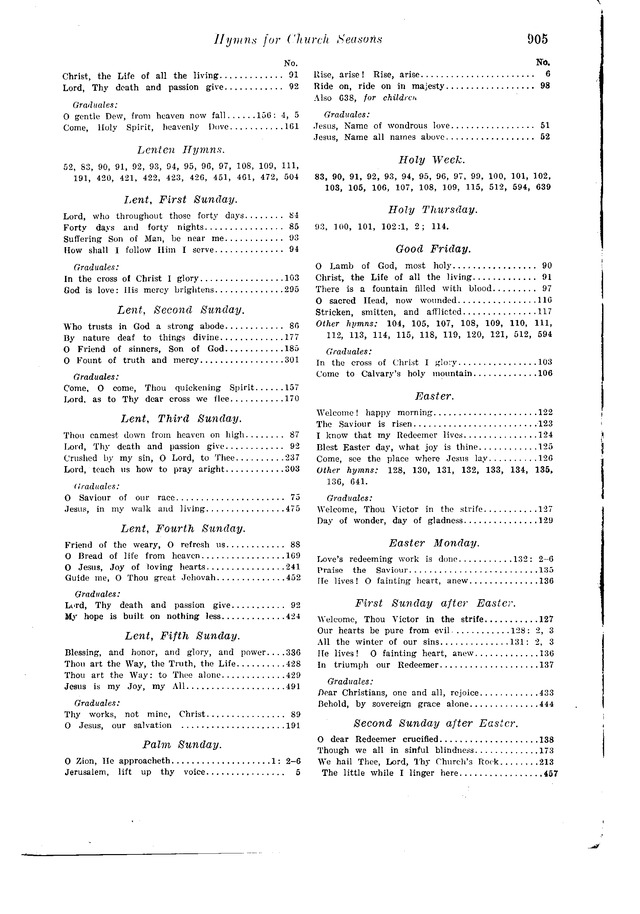 The Hymnal and Order of Service page 907