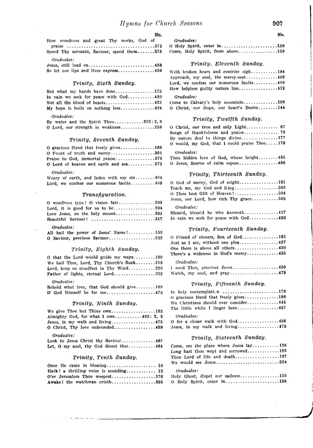 The Hymnal and Order of Service page 909