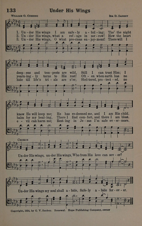 Hymns of Praise Numbers One and Two Combined: for the church and Sunday school page 133