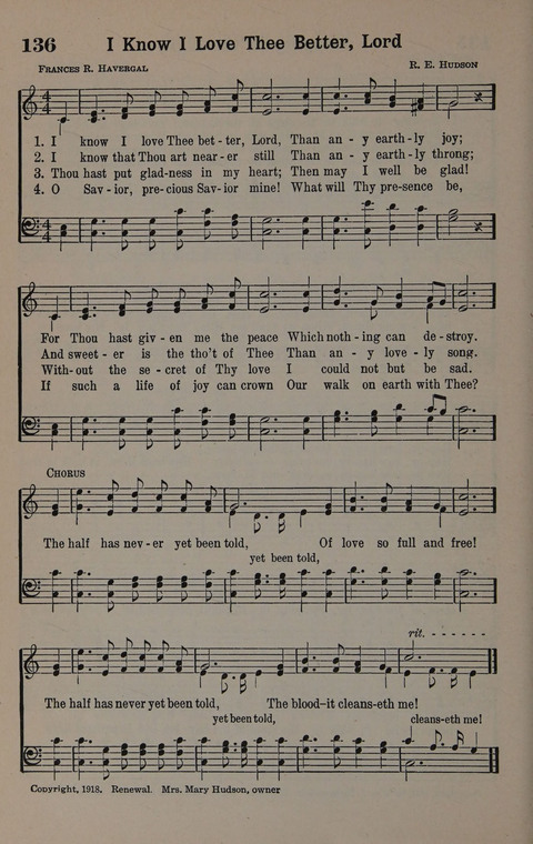 Hymns of Praise Numbers One and Two Combined: for the church and Sunday school page 136