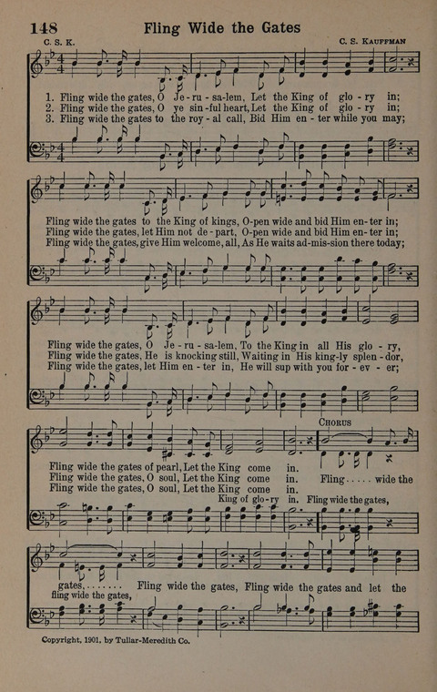 Hymns of Praise Numbers One and Two Combined: for the church and Sunday school page 148