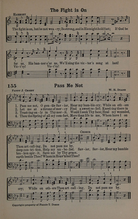 Hymns of Praise Numbers One and Two Combined: for the church and Sunday school page 155