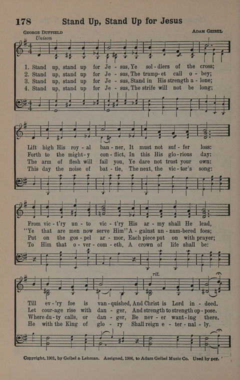 Hymns of Praise Numbers One and Two Combined: for the church and Sunday school page 178