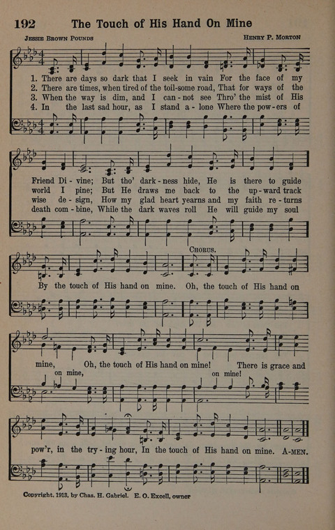 Hymns of Praise Numbers One and Two Combined: for the church and Sunday school page 192