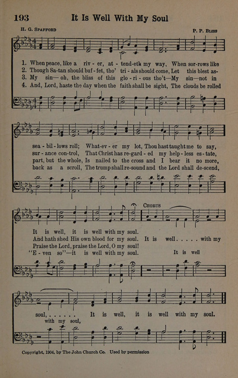 Hymns of Praise Numbers One and Two Combined: for the church and Sunday school page 193