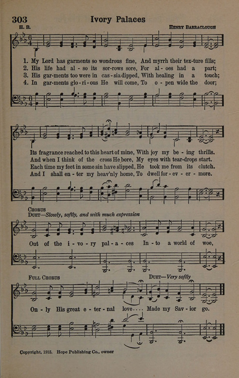 Hymns of Praise Numbers One and Two Combined: for the church and Sunday school page 285