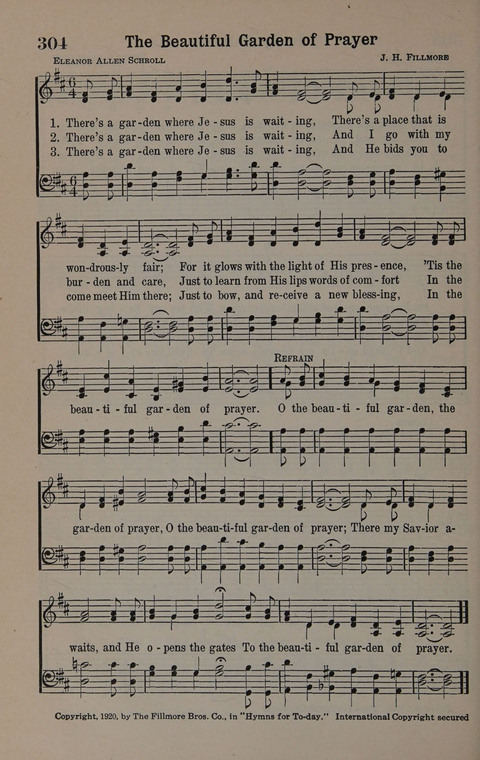 Hymns of Praise Numbers One and Two Combined: for the church and Sunday school page 286