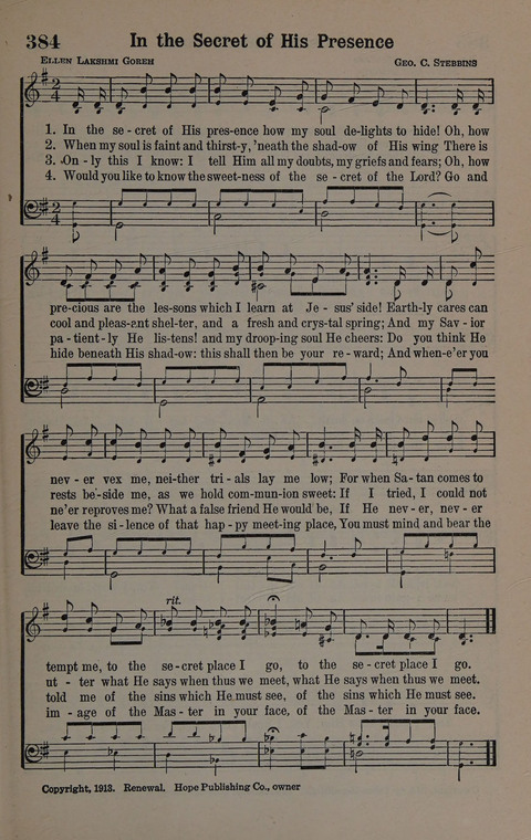 Hymns of Praise Numbers One and Two Combined: for the church and Sunday school page 367