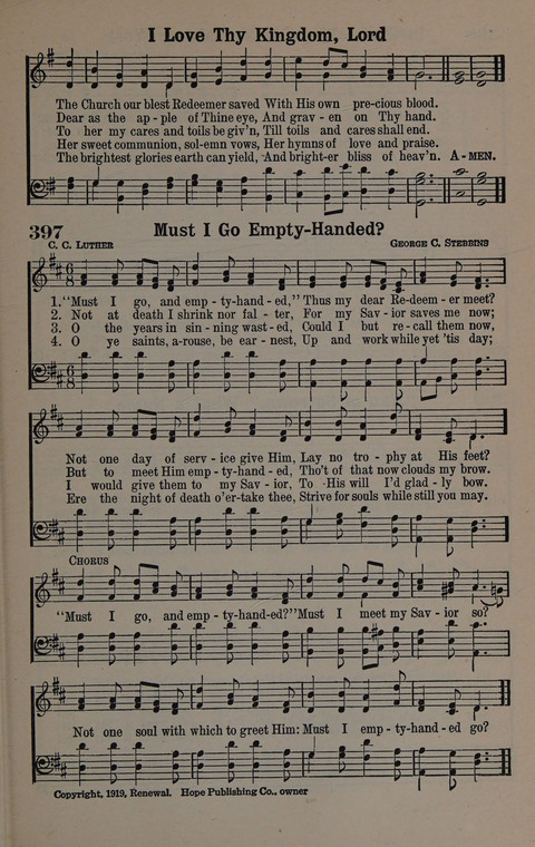 Hymns of Praise Numbers One and Two Combined: for the church and Sunday school page 379