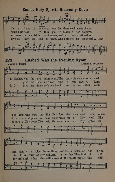 Hymns of Praise Numbers One and Two Combined: for the church and Sunday school page 399