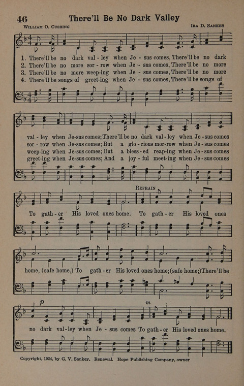 Hymns of Praise Numbers One and Two Combined: for the church and Sunday school page 46