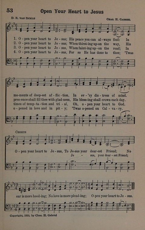 Hymns of Praise Numbers One and Two Combined: for the church and Sunday school page 53