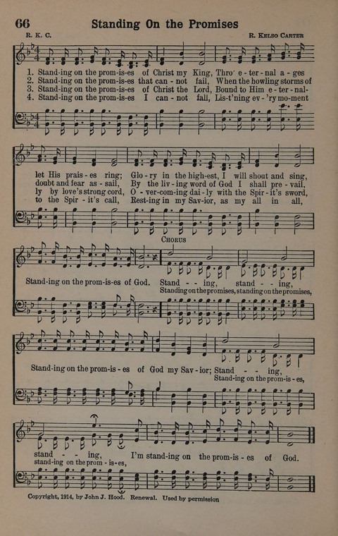 Hymns of Praise Numbers One and Two Combined: for the church and Sunday school page 66