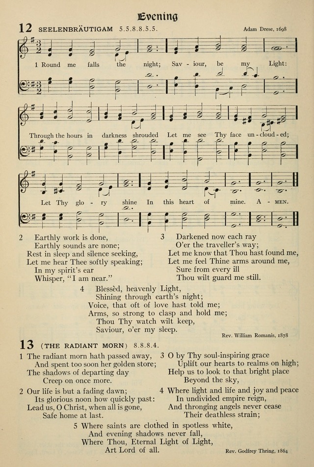 The Hymnal: published in 1895 and revised in 1911 by authority of the General Assembly of the Presbyterian Church in the United States of America page 10