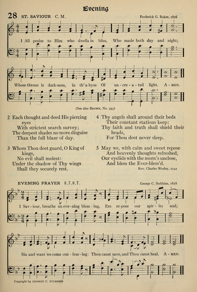 The Hymnal: published in 1895 and revised in 1911 by authority of the General Assembly of the Presbyterian Church in the United States of America page 23