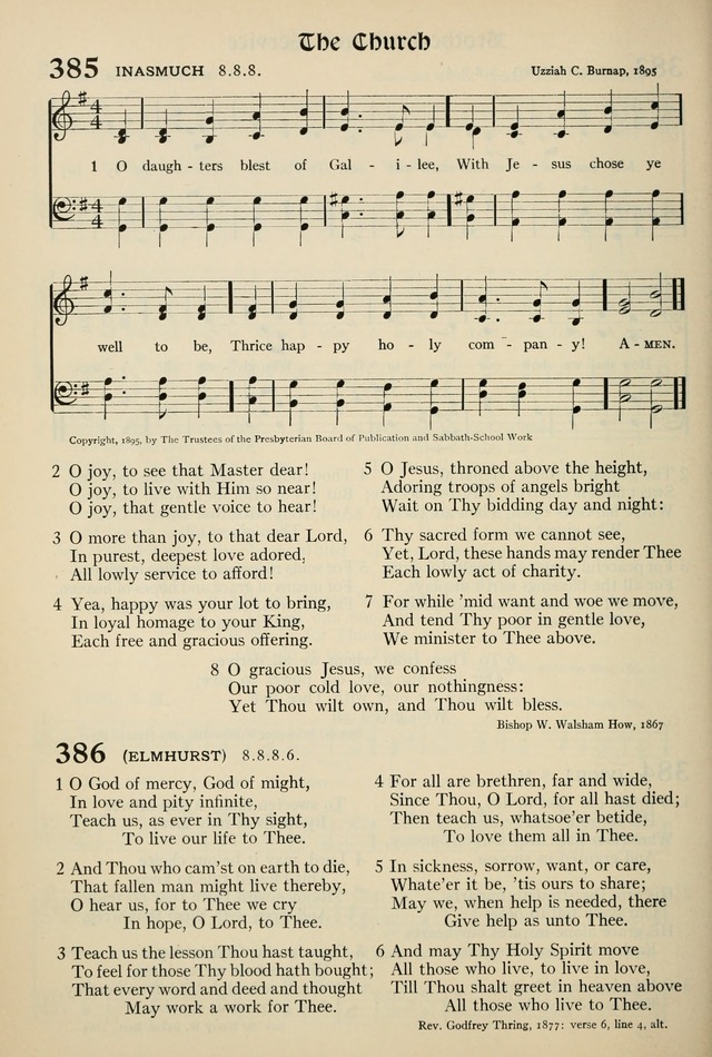 The Hymnal: published in 1895 and revised in 1911 by authority of the General Assembly of the Presbyterian Church in the United States of America page 314